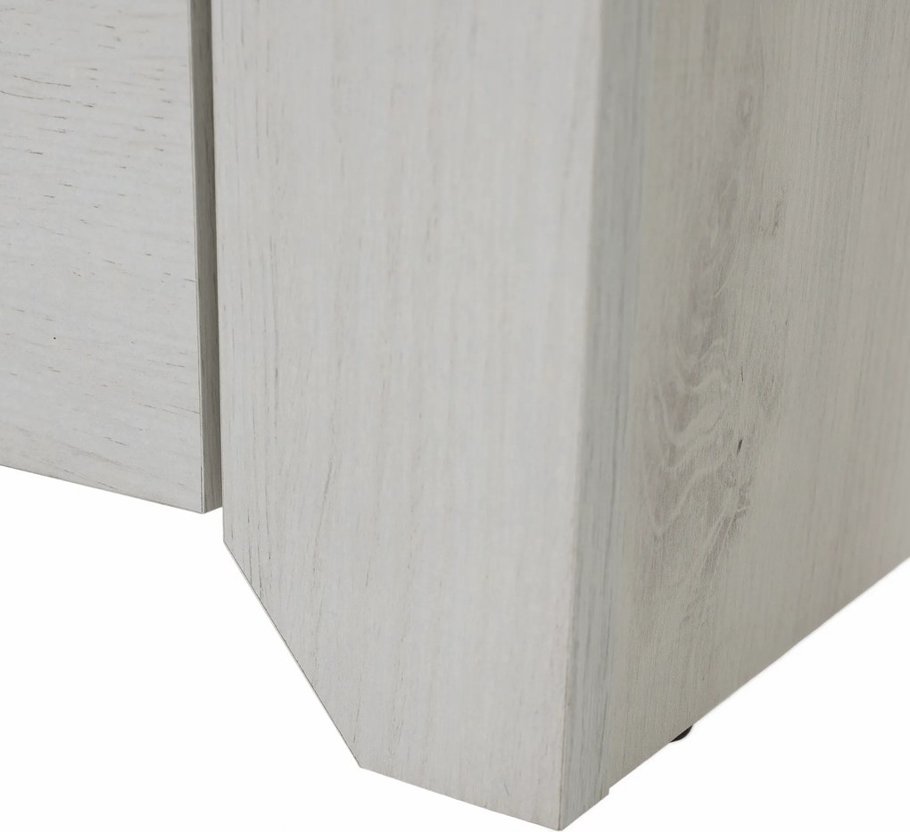 PC asztal typ 80, fehér craft, ANGEL