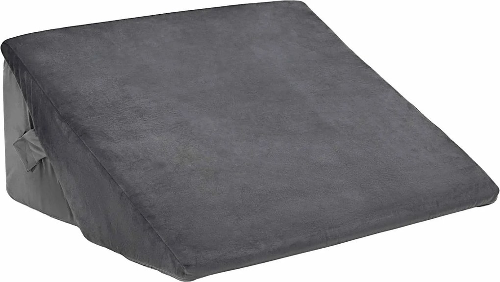 vidaXL Wedge párna Szürke 55 x 55 x 26 cm Memóriahab