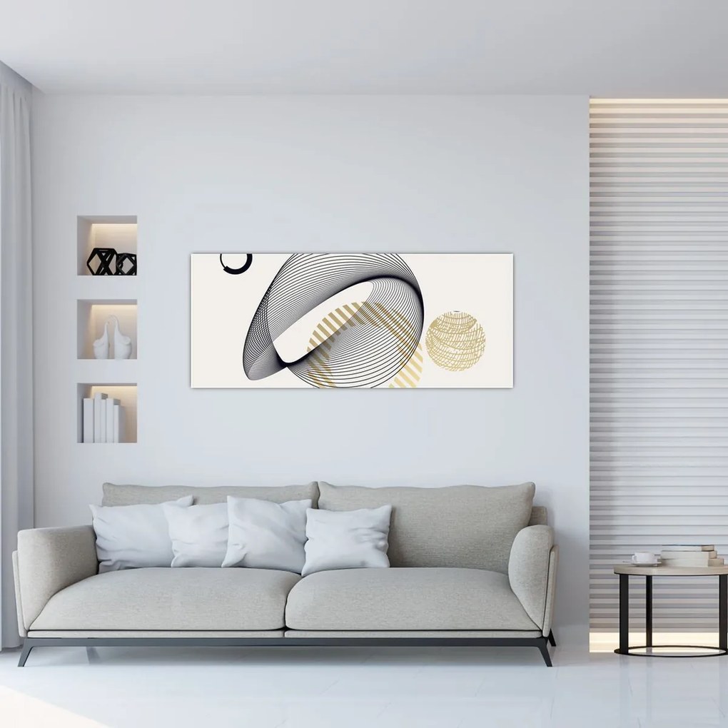 Kép - Geometriai formák N⁰3 (120x50 cm)