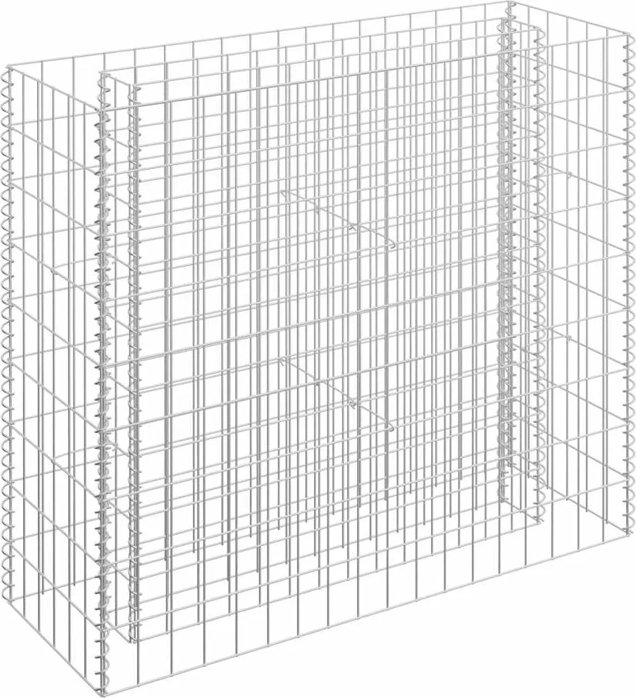 vidaXL horganyzott acél gabion magaságyás 90 x 30 x 90 cm