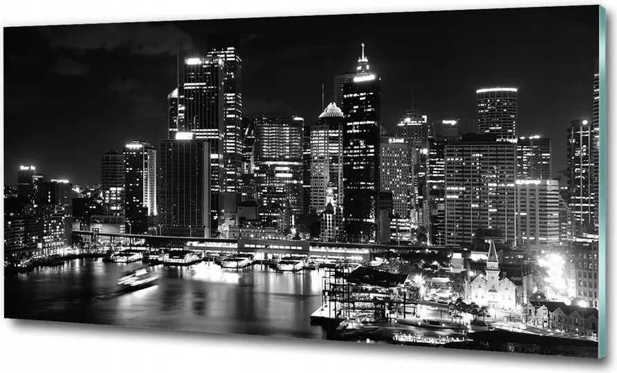 Fotó üvegfestmény New York utcái 100x70