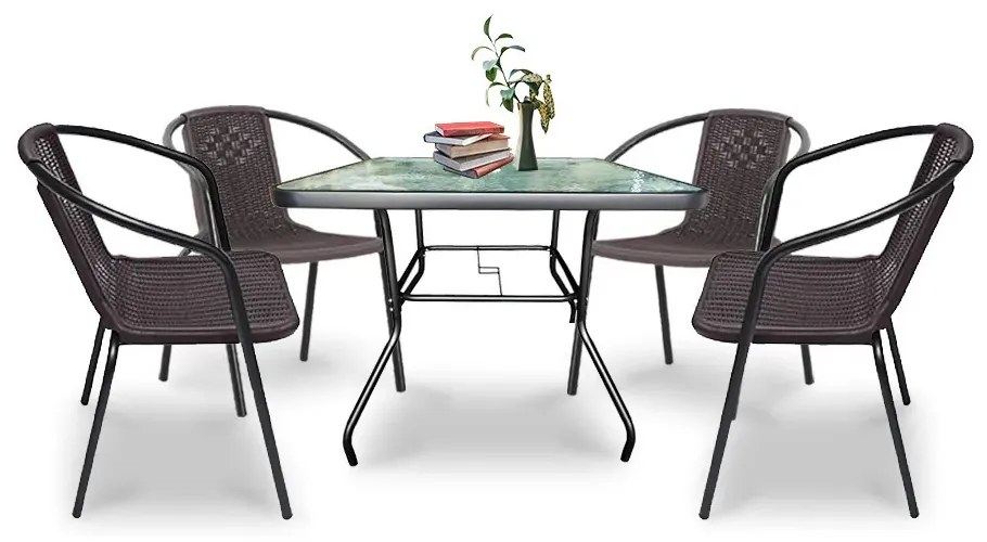 Rozetta 4+1 kerti bútor garnitúra szett