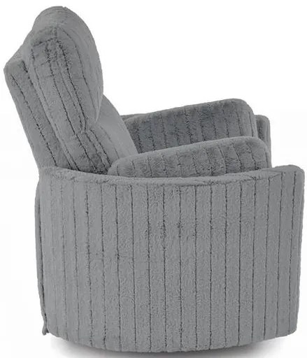 Pegas dönthető és forgatható fotel szürke