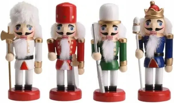 Diótörő dísz szett 9cm 4db