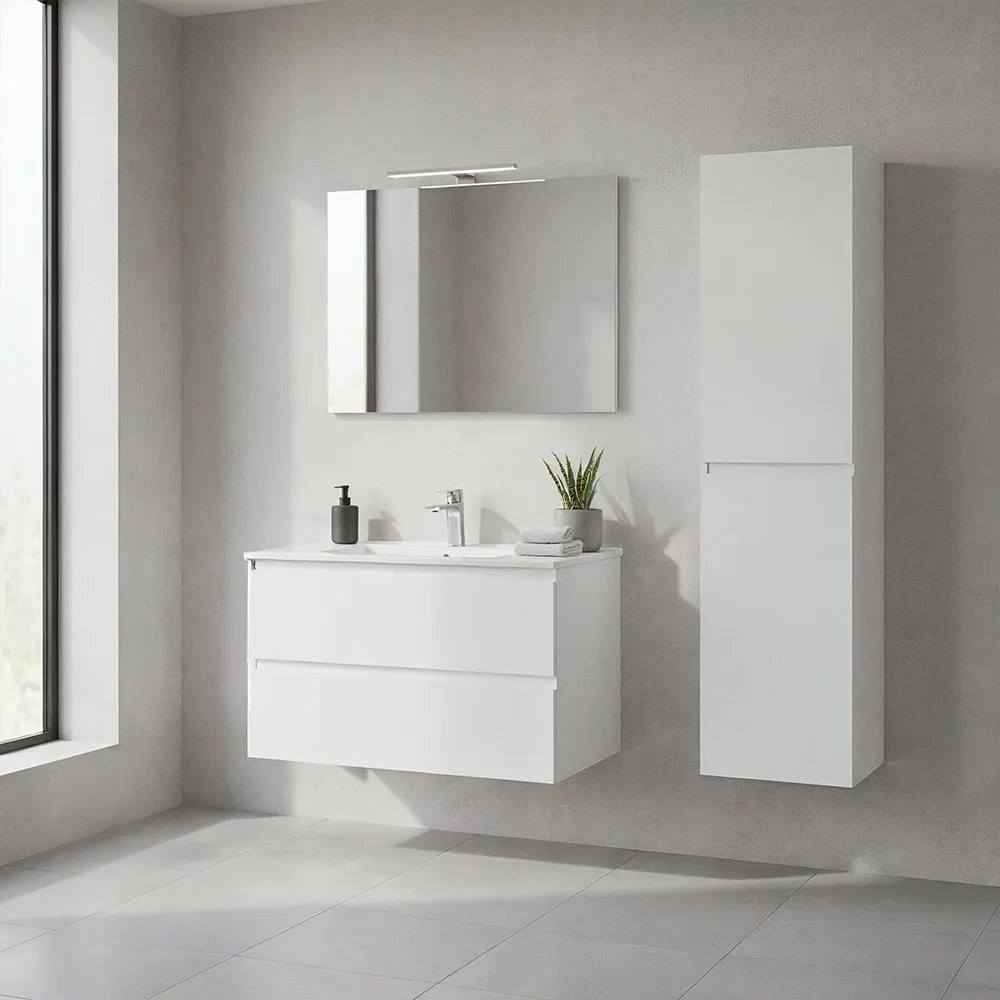 Vario Forte 35 függesztett oldal szekrény fehér-fehér