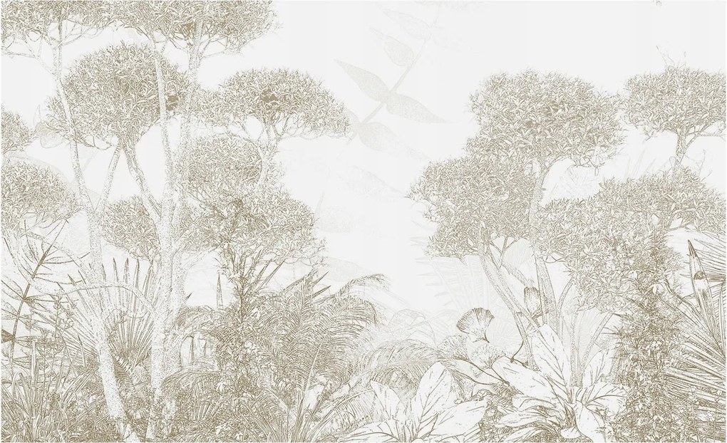 Fotótapéta Flizelin Design Divatos Trópusi növényzet 416x254