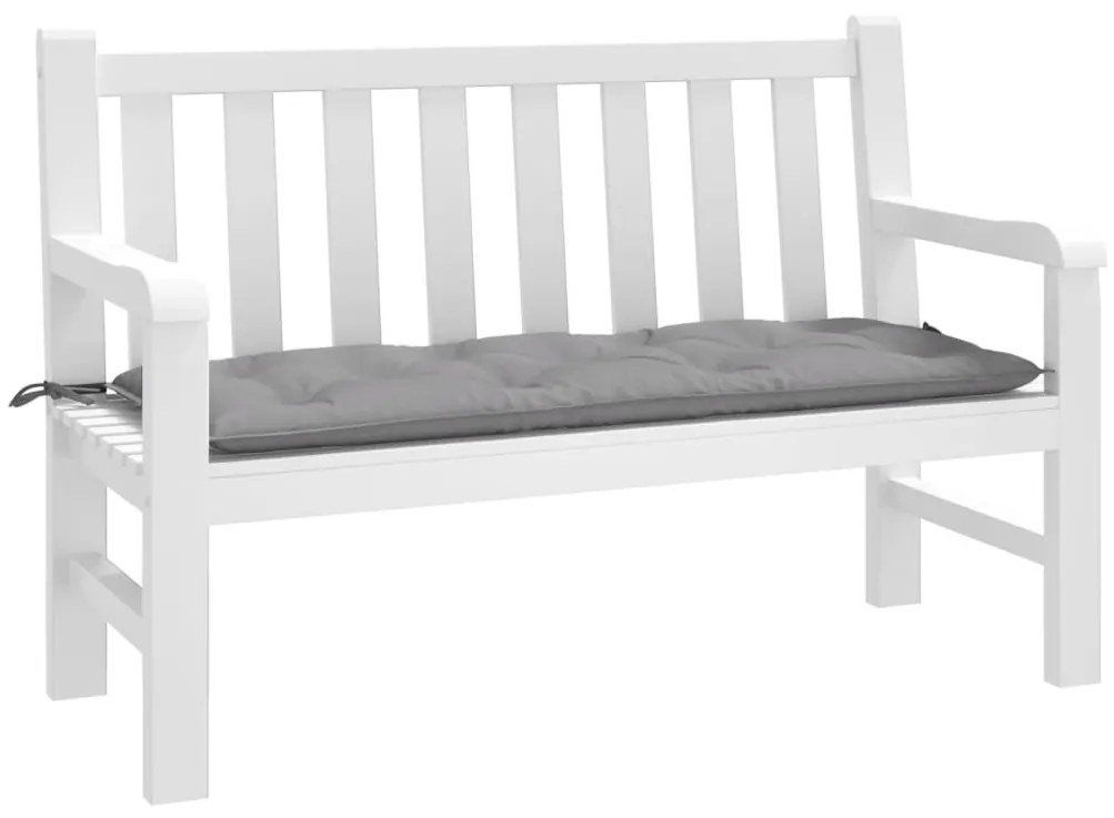 szürke oxford szövet kerti padpárna 120 x 50 x 7 cm