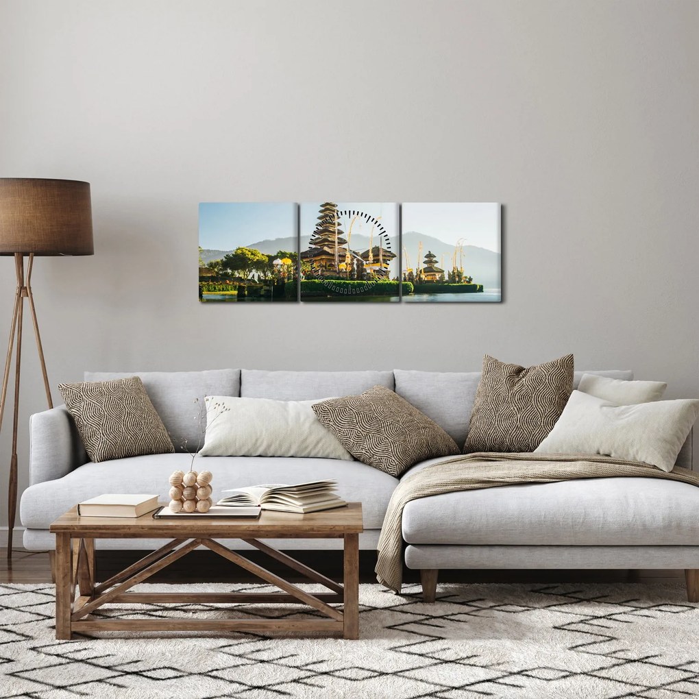 Mount Batur kép (órával) (90x30 cm)