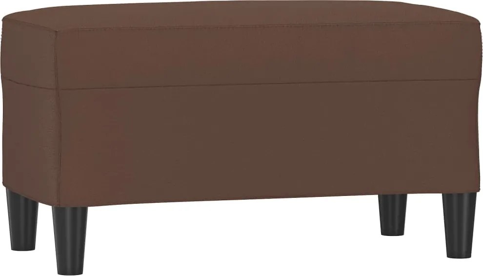 vidaXL barna műbőr pad 70 x 35 x 41 cm