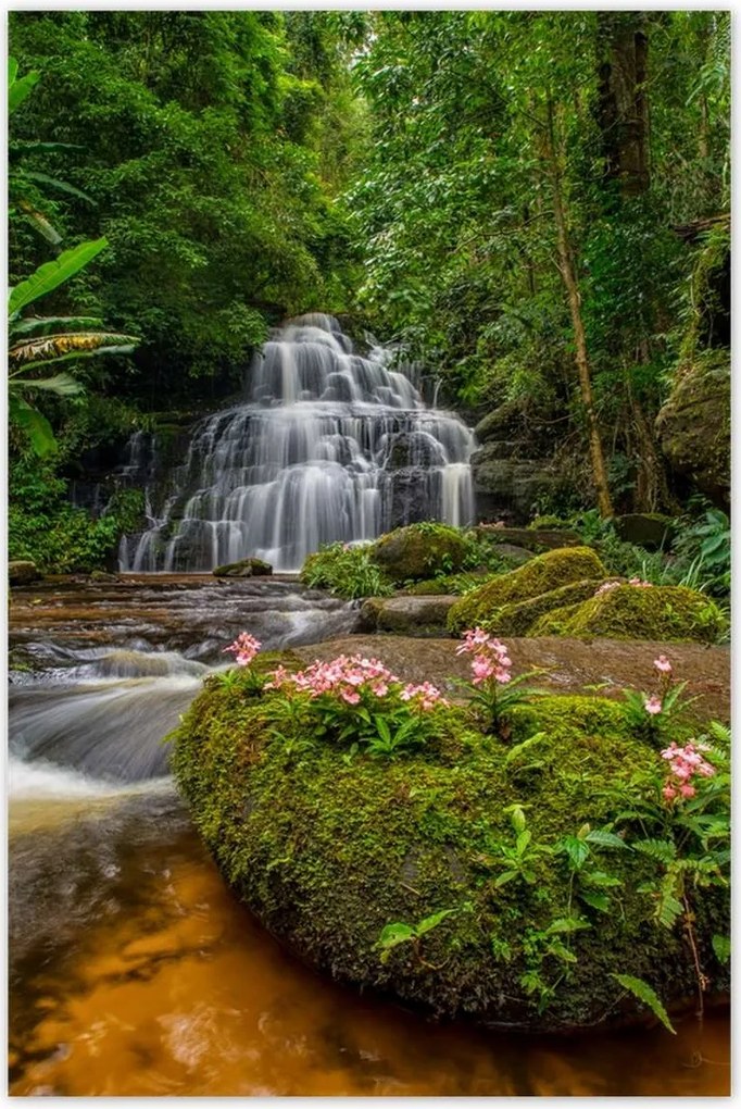 Poszterek 80x120 Thaiföldi zuhatag Folyó