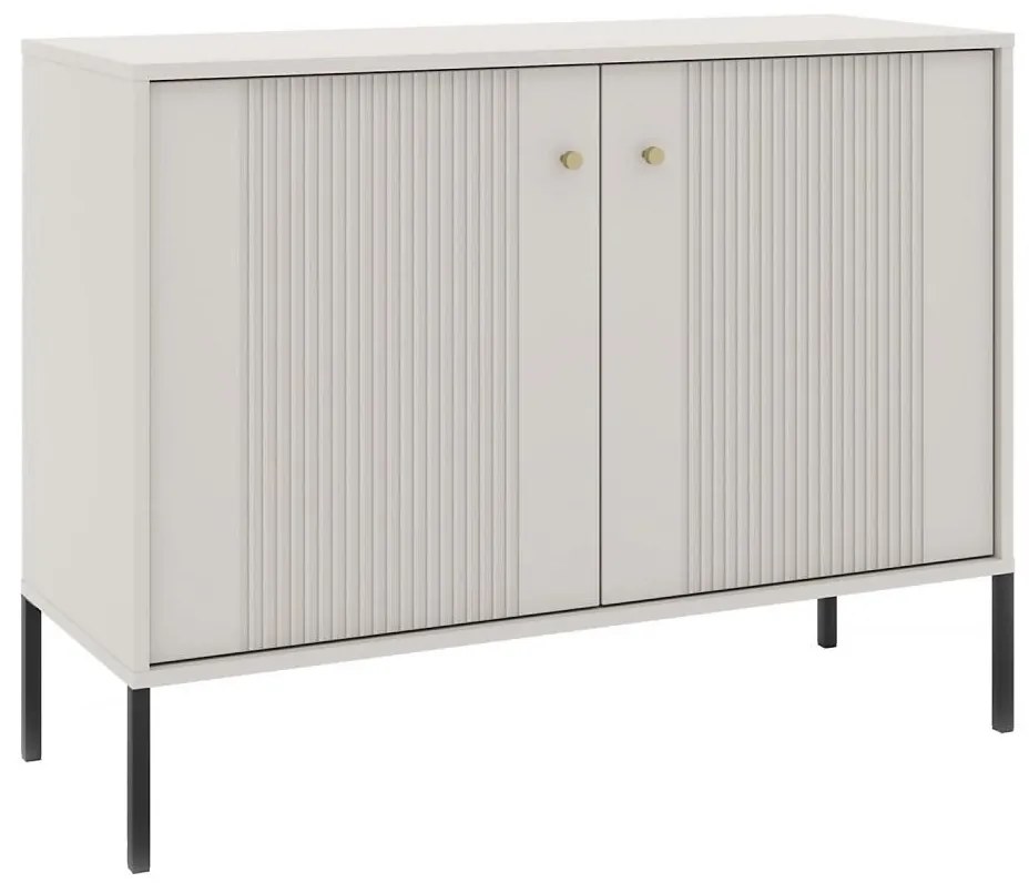 LUE komód, bézs/fekete