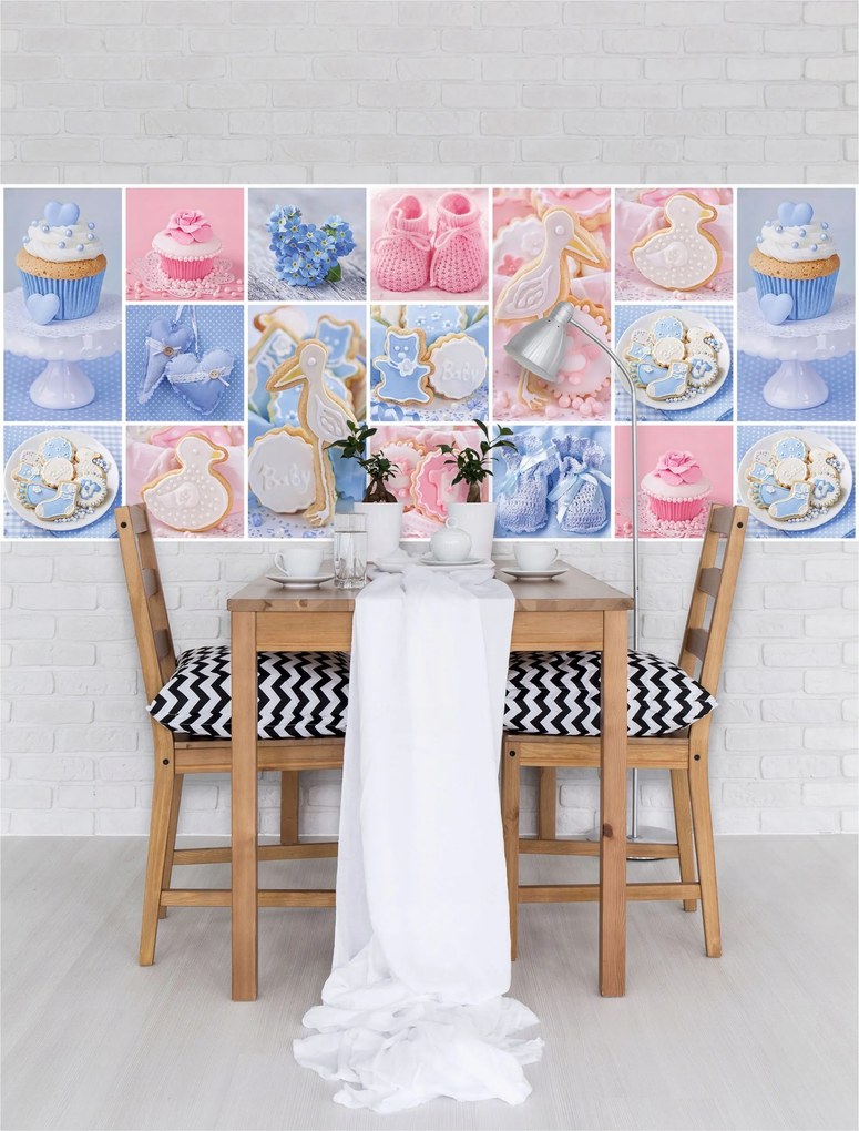 Fotótapéta flizelina Pasztell édesség Gyerek motívumok és álmok 250x104 +ragasztó