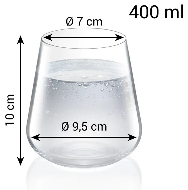 Tescoma GIORGIO Pohár 400 ml, 6 db