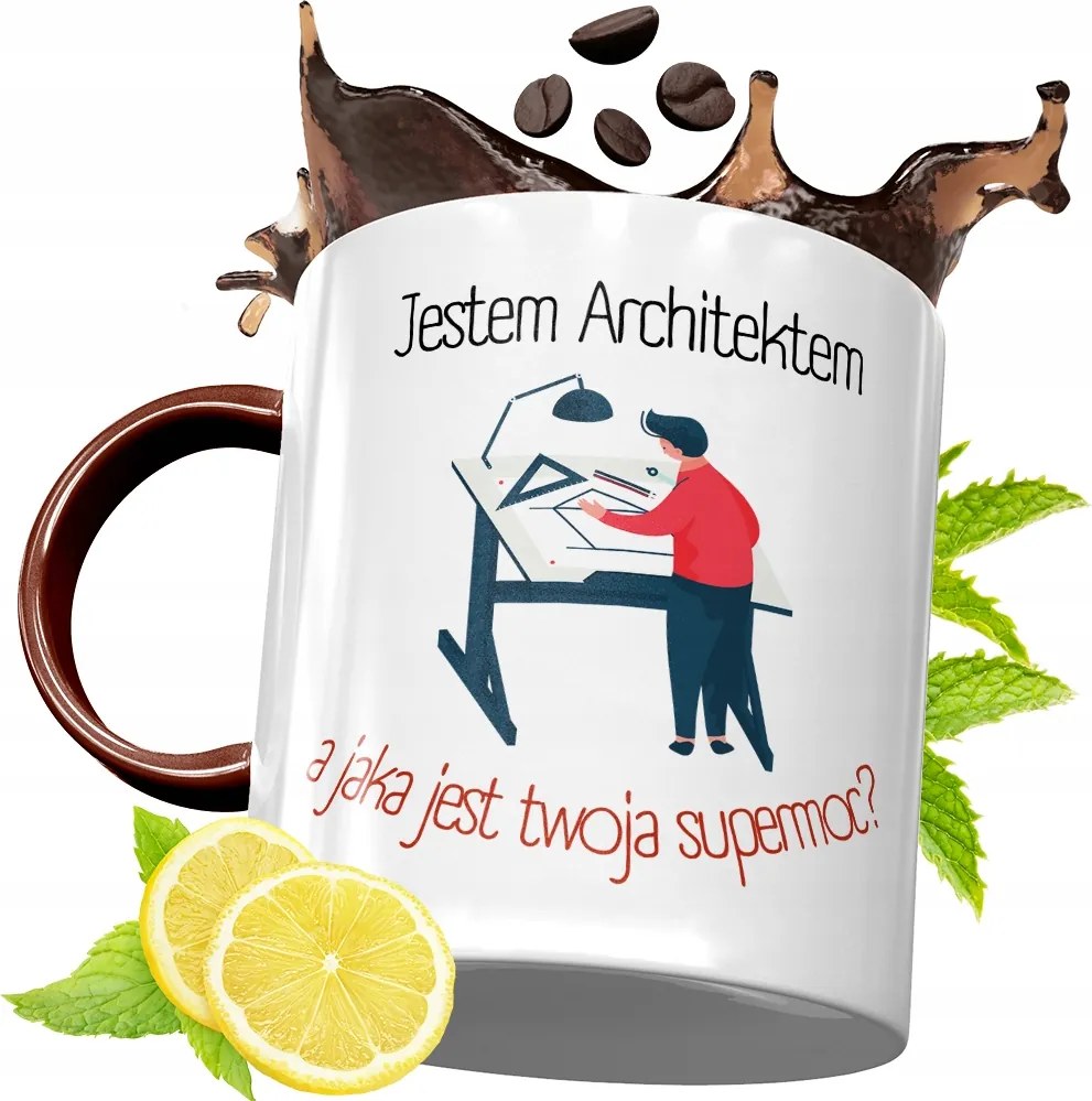 Bordó Bögre Építésznek Születésnapi Ajándék fényképes nyomtatással