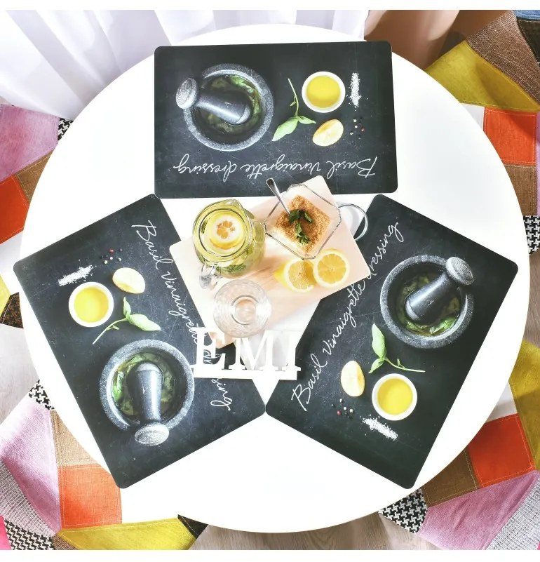 Bazsalikom tányéralátét