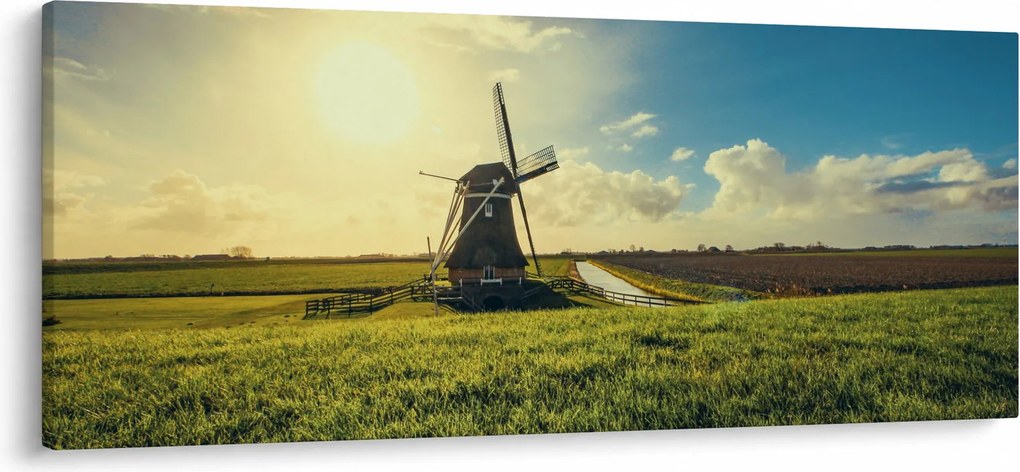 Kép - Szélmalom (120x50 cm)