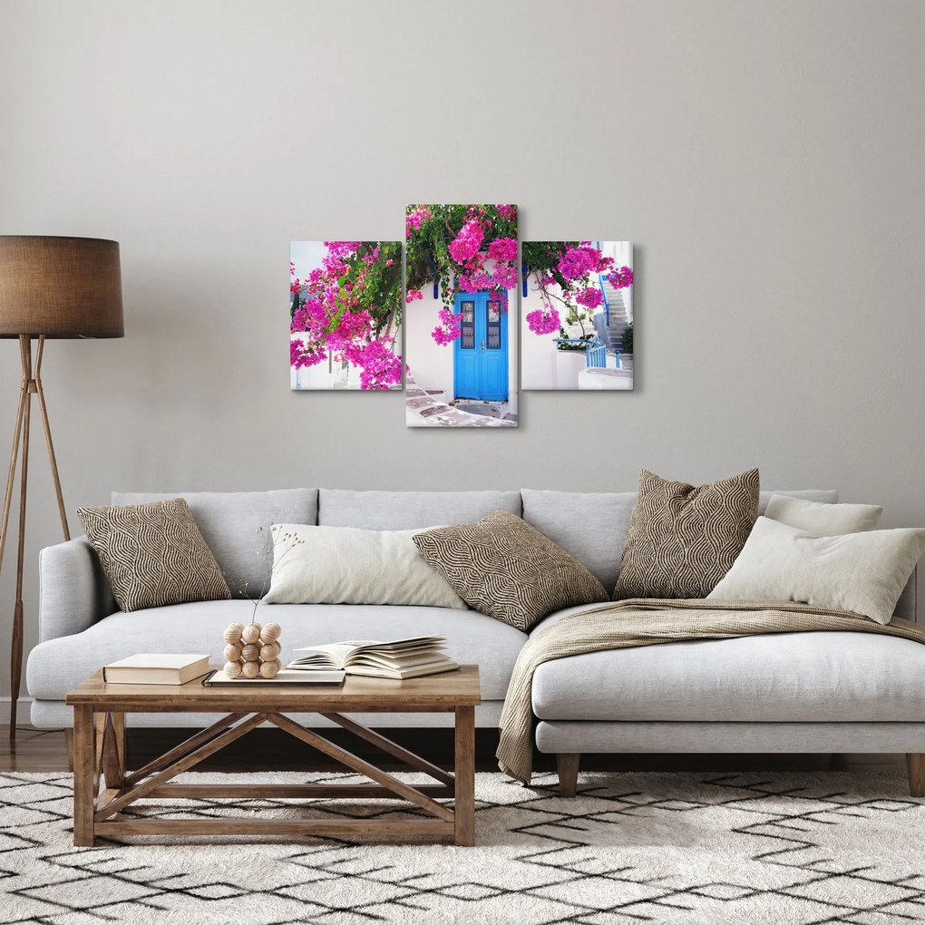 Kép - Hagyományos görög ház (90x60 cm)