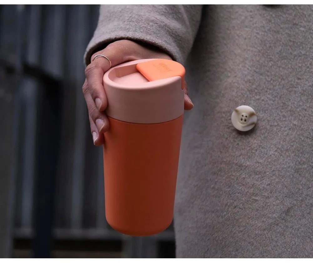 Narancssárga utazóbögre 450 ml Sipp – Joseph Joseph