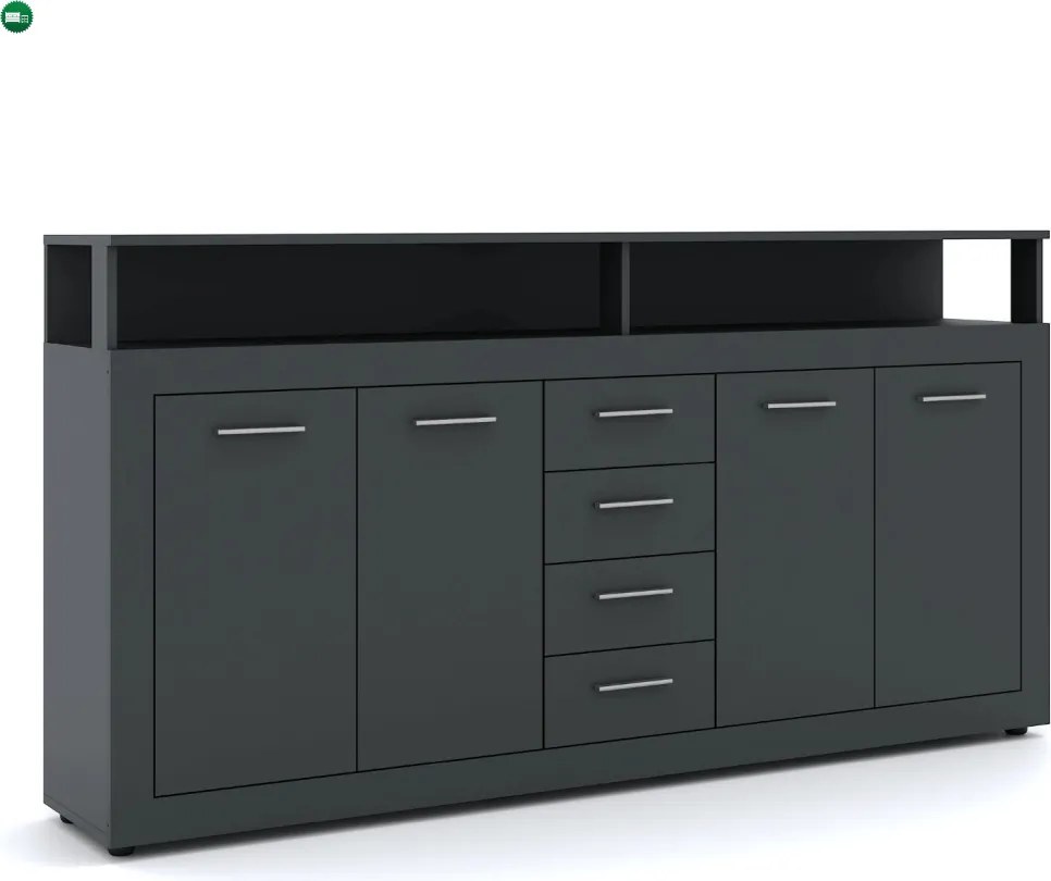 BLAGO komód 190 cm – antracit