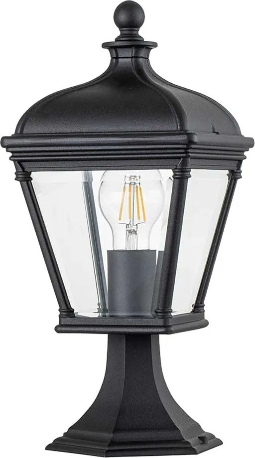 Elstead klasszikus kültéri állólámpa bayview fekete elsbayview-3m-bk IP44