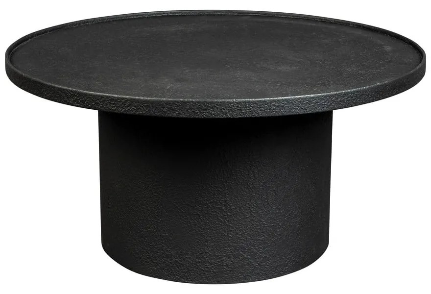 Fekete kerek dohányzóasztal ø 70 cm Winston – Dutchbone