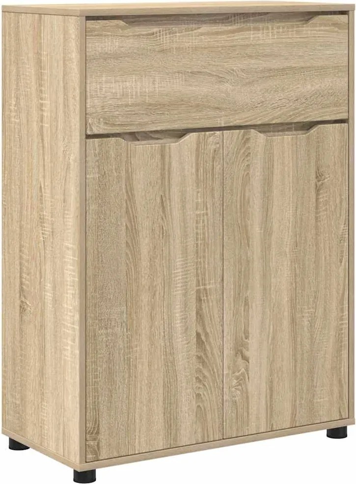 vidaXL Fürdőszoba Székény Sonoma tölgy 72,5 x 36,5 x 100 cm Faanyag