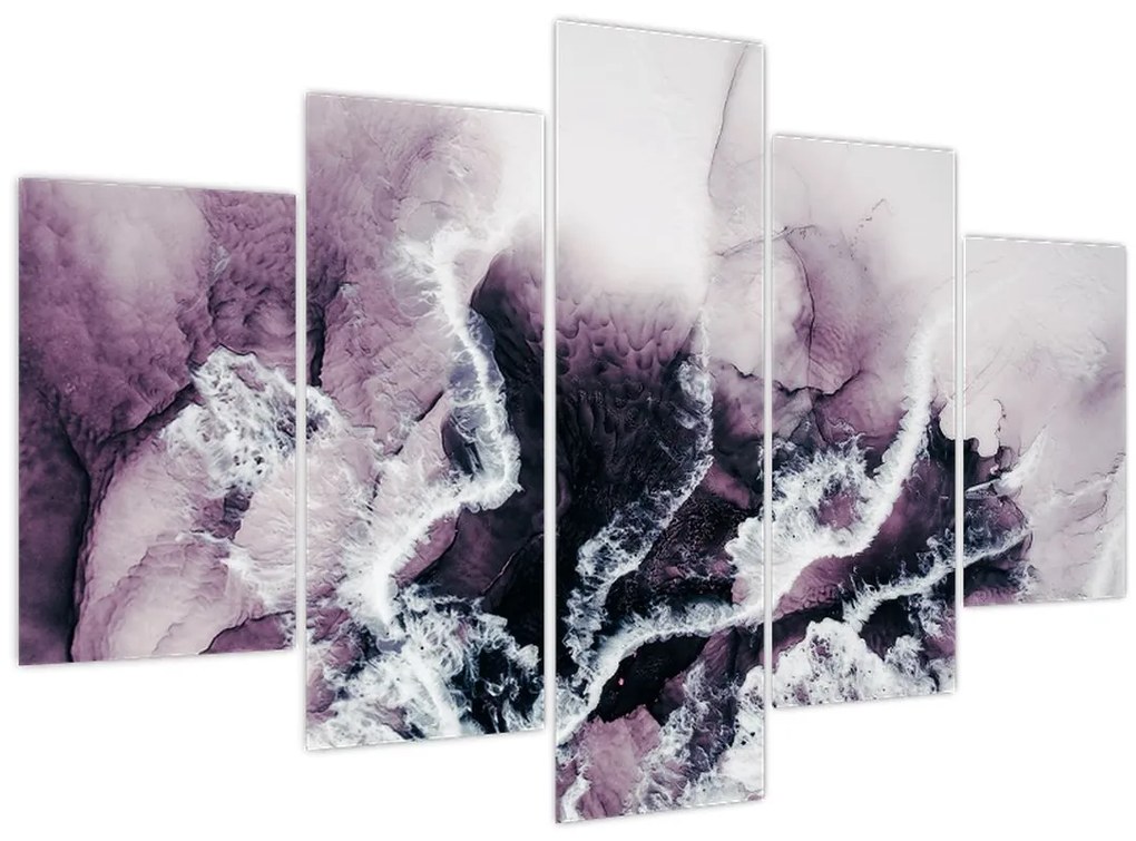 Kép - Lila márvány N⁰2 (150x105 cm)
