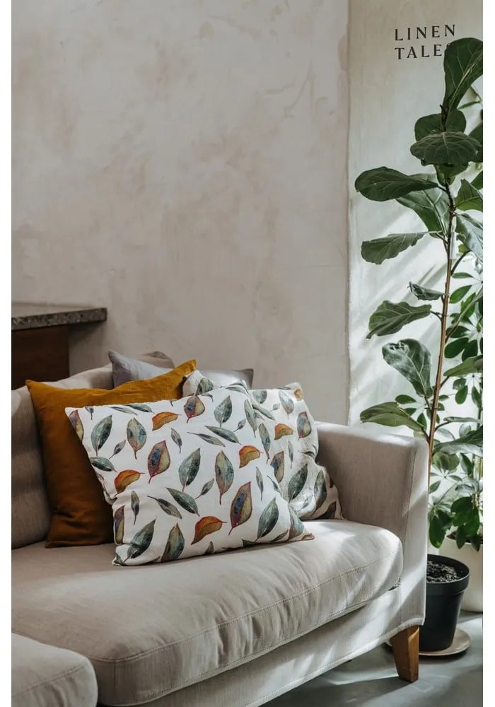 Len párnahuzat 50x50 cm Golden Fall – Linen Tales