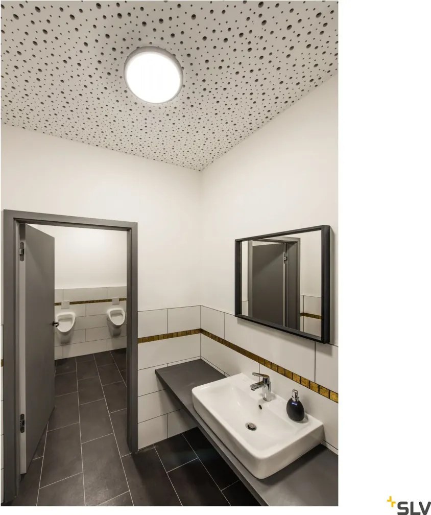 SLV 229975 AINOS Modern Kültéri Mennyezeti Lámpa Antracit, Fehér LED IP44