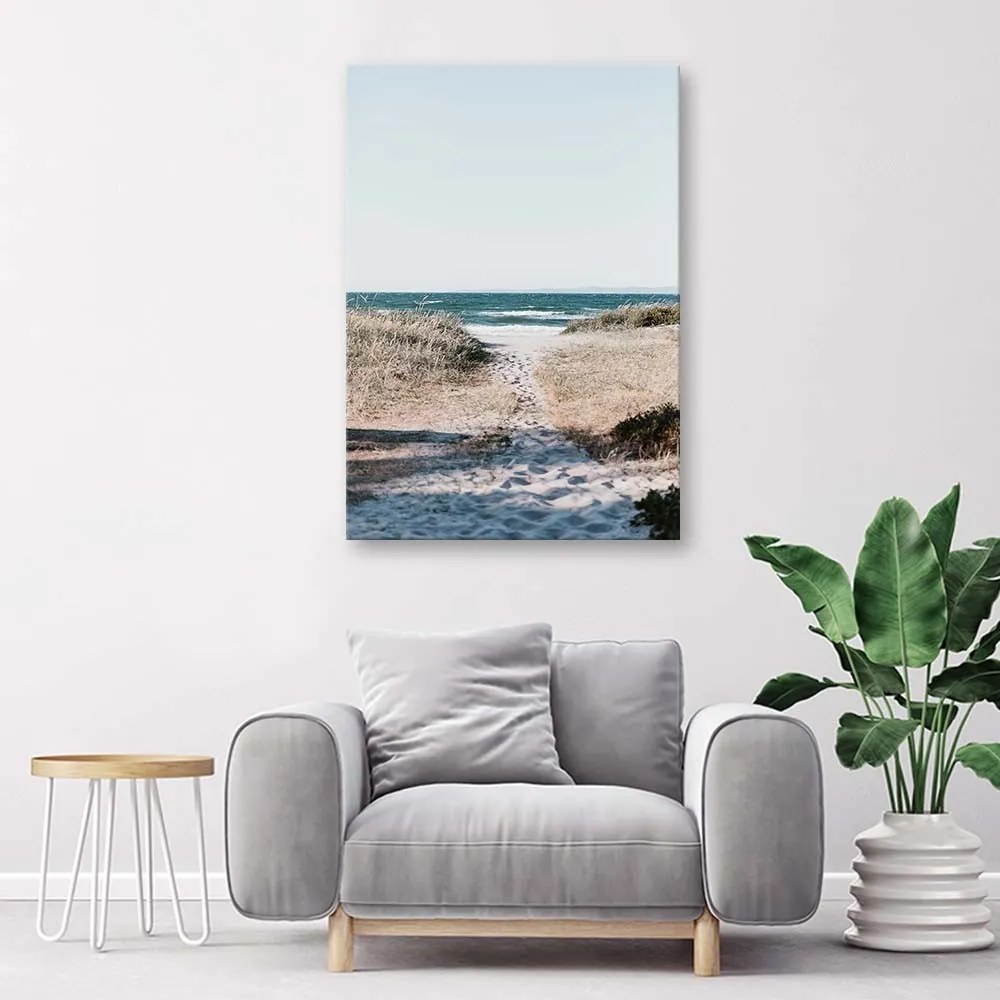 Gario Vászonkép Lemegyek a strandra Méret: 60 x 90 cm