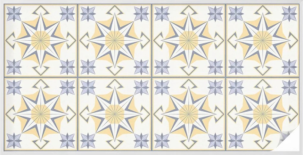 Szélvédőfólia Adatvédelem Geometrikus csillagok 200x100 cm