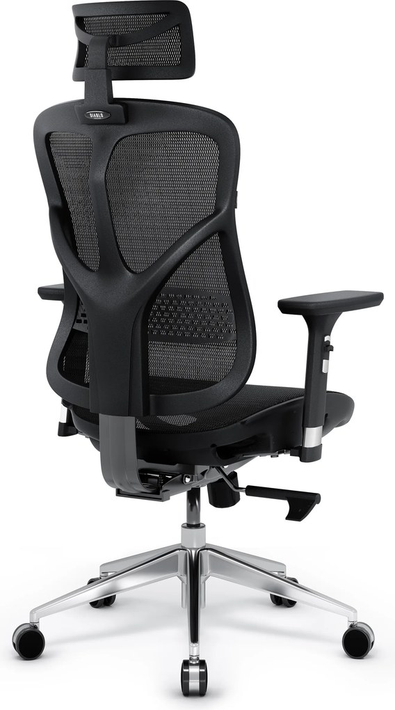 Ergonomikus hálós irodai szék fekete: Diablo V-Basic