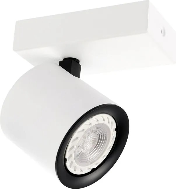Italux modern spot lámpa karlota fehér fekete itxspl-31959-1b-wh