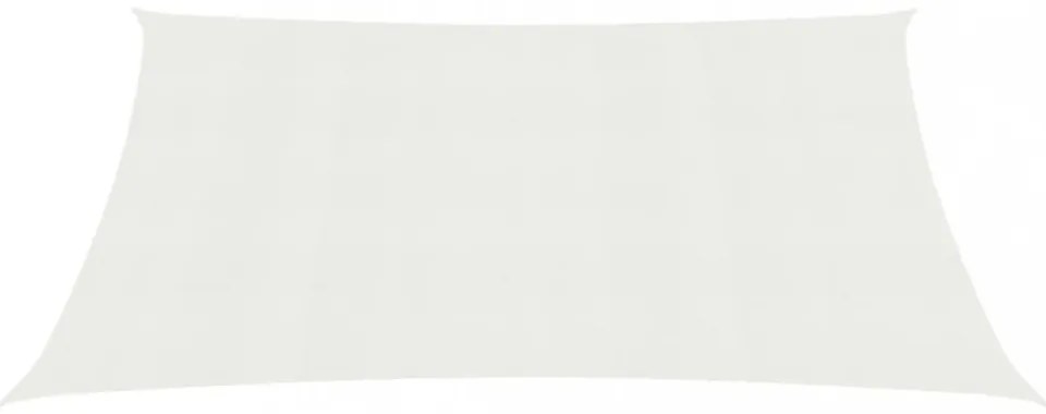 fehér HDPE napvitorla 160 g/m² 6 x 7 m