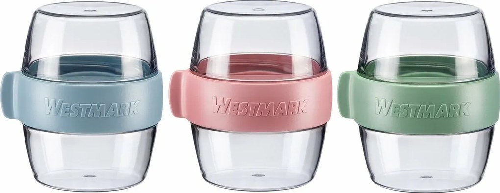 Westmark MINI kétrészes uzsonnás doboz, 400 ml, kék, S