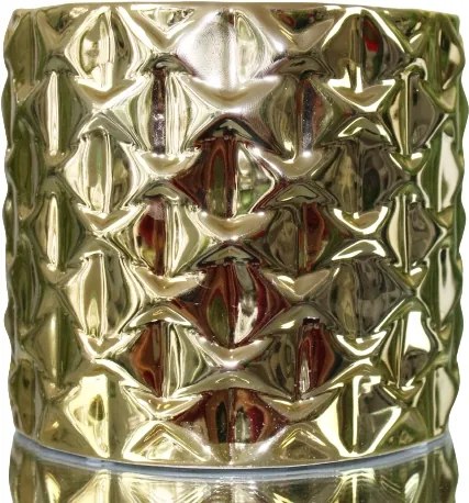 Virágtartó fedő arany henger Ø14 DEcodomi