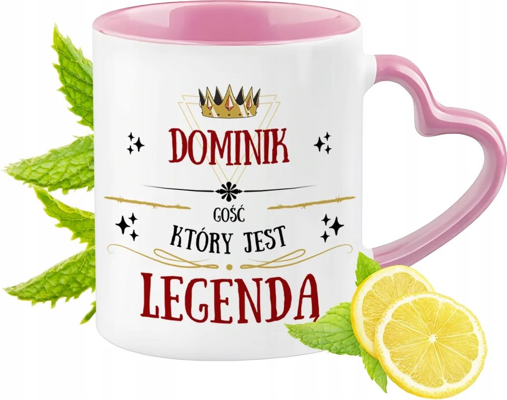 Dominik Bögre Rózsaszín Szív Alakú Füllel Kávé Ajándék