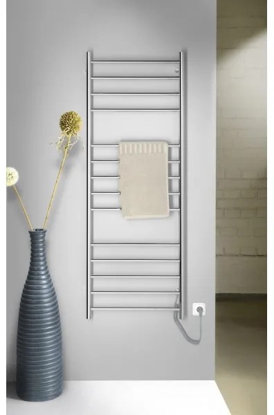 Sapho - REDONDO elektromos törölközőszárító 130W/230V 150 cm króm