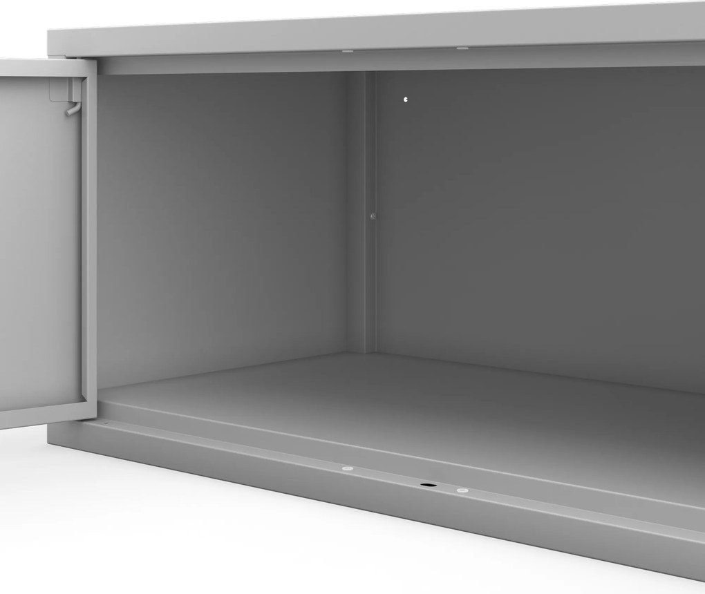 Szekrény-felépítmény, szürke, 800x380x400 mm: EWA