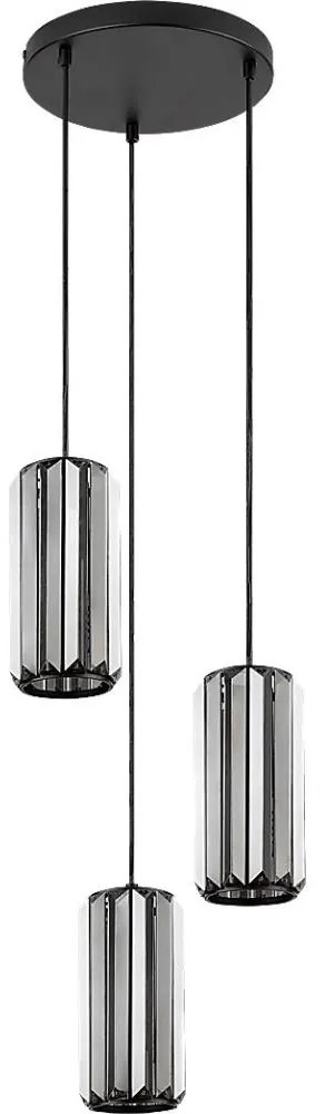 Rabalux 72255 - Csillár zsinóron VENESS 3xE27/40W/230V