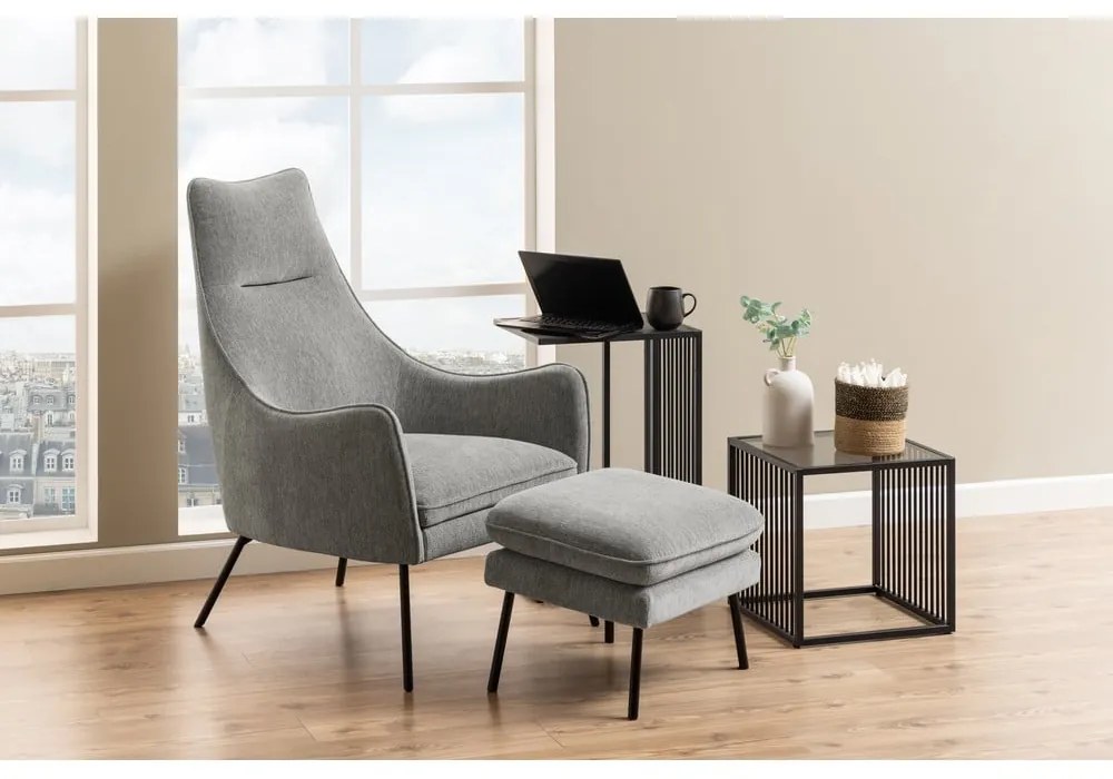 Fém tárolóasztal 43x35 cm Strington – Actona