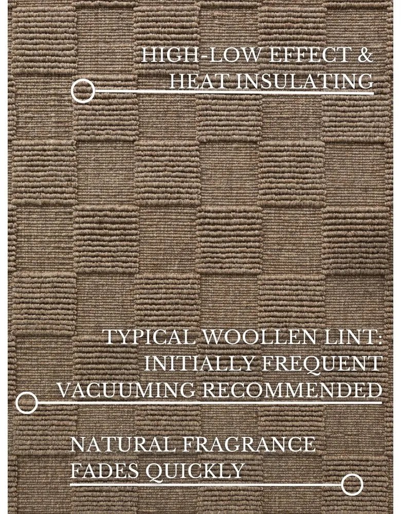 Barna kézi szövésű gyapjú szőnyeg 200x300 cm Scala – Villeroy&amp;Boch