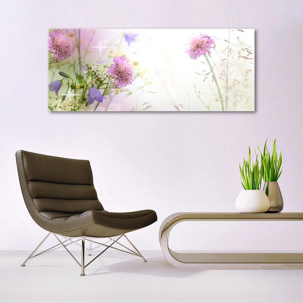 Üvegfotó Virág növény természet 100x50 cm