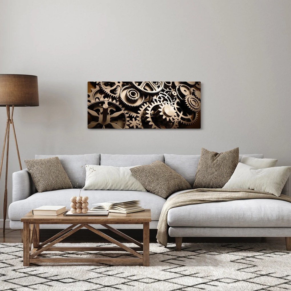 Kép - Óra alkatrészek (120x50 cm)
