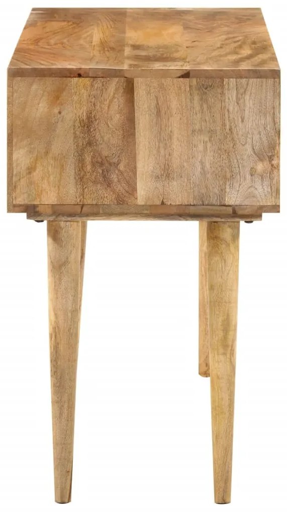 vidaXL tömör mangófa íróasztal fiókokkal 110 x 47 x 76 cm