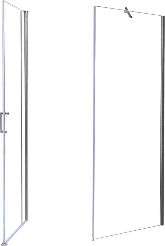 MONICA80 Monica szögletes nyílóajtós zuhanykabin, 80x80x190 cm