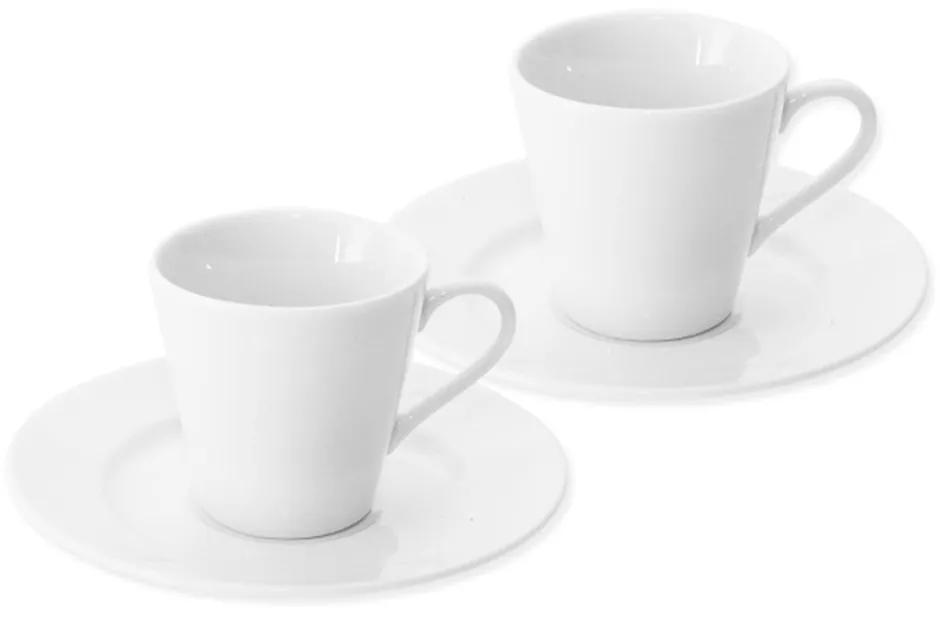Orion Porcelán csésze, csészealjjal Espresso, 90  ml, 2 db