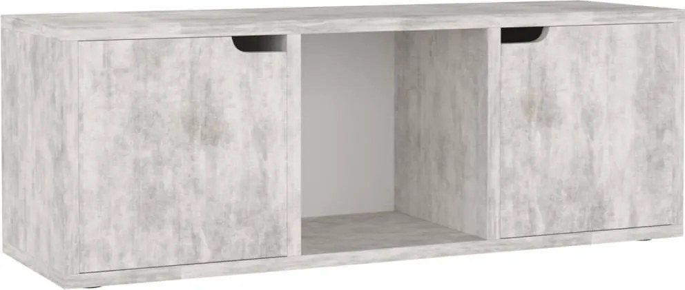 vidaXL betonszürke szerelt fa TV-szekrény 88,5 x 27,5 x 30,5 cm