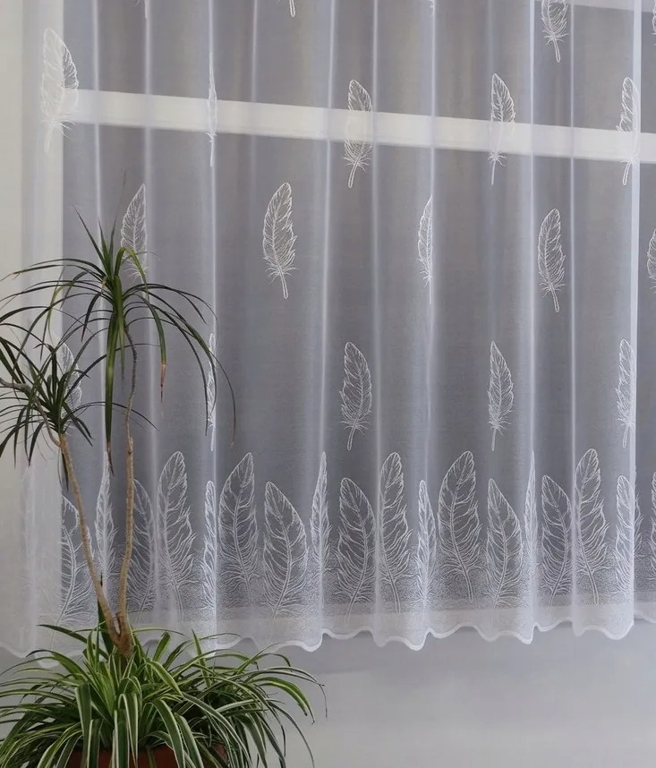 Mg Függöny Toll 35697 Fehér 180cm 0,5m lengyel