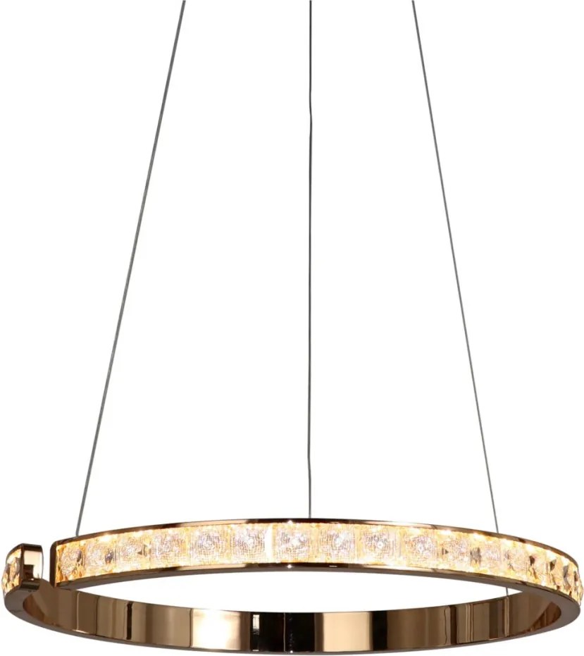 ZUMA LINE MD4996-1-3GBD MURIEL Modern Led Függesztett Lámpa Fekete, Arany LED IP20